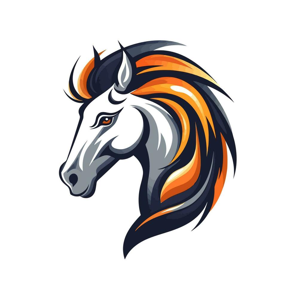 Horse head logo vector - Animal Brand Symbol