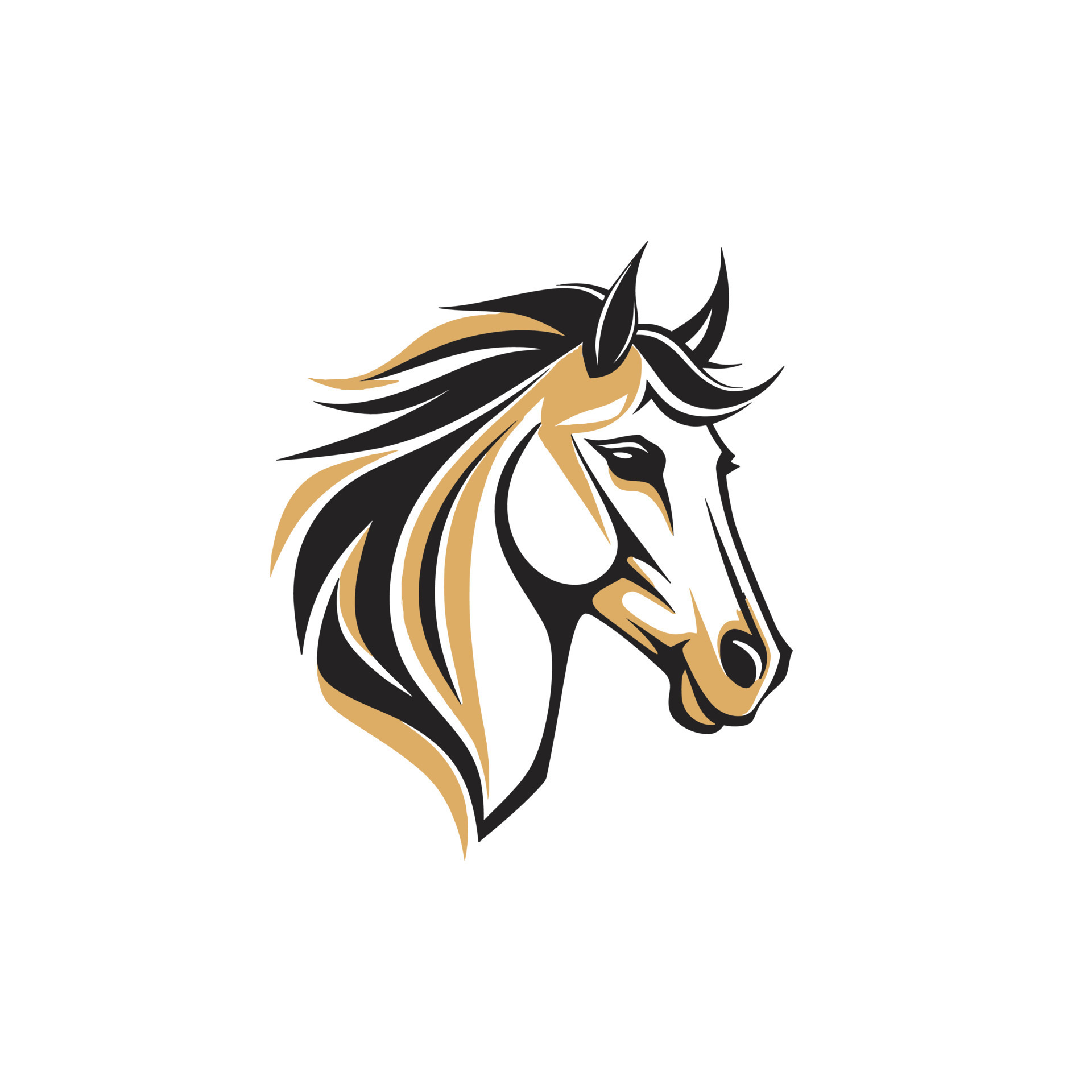 Horse head logo vector Animal Brand Symbol 24118524 Vector Art at