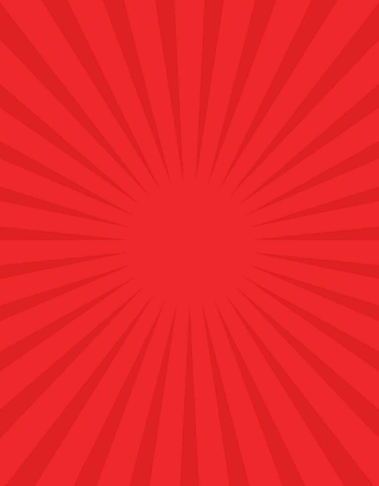 plano rojo diseño vector brillante llamarada rayos de sol