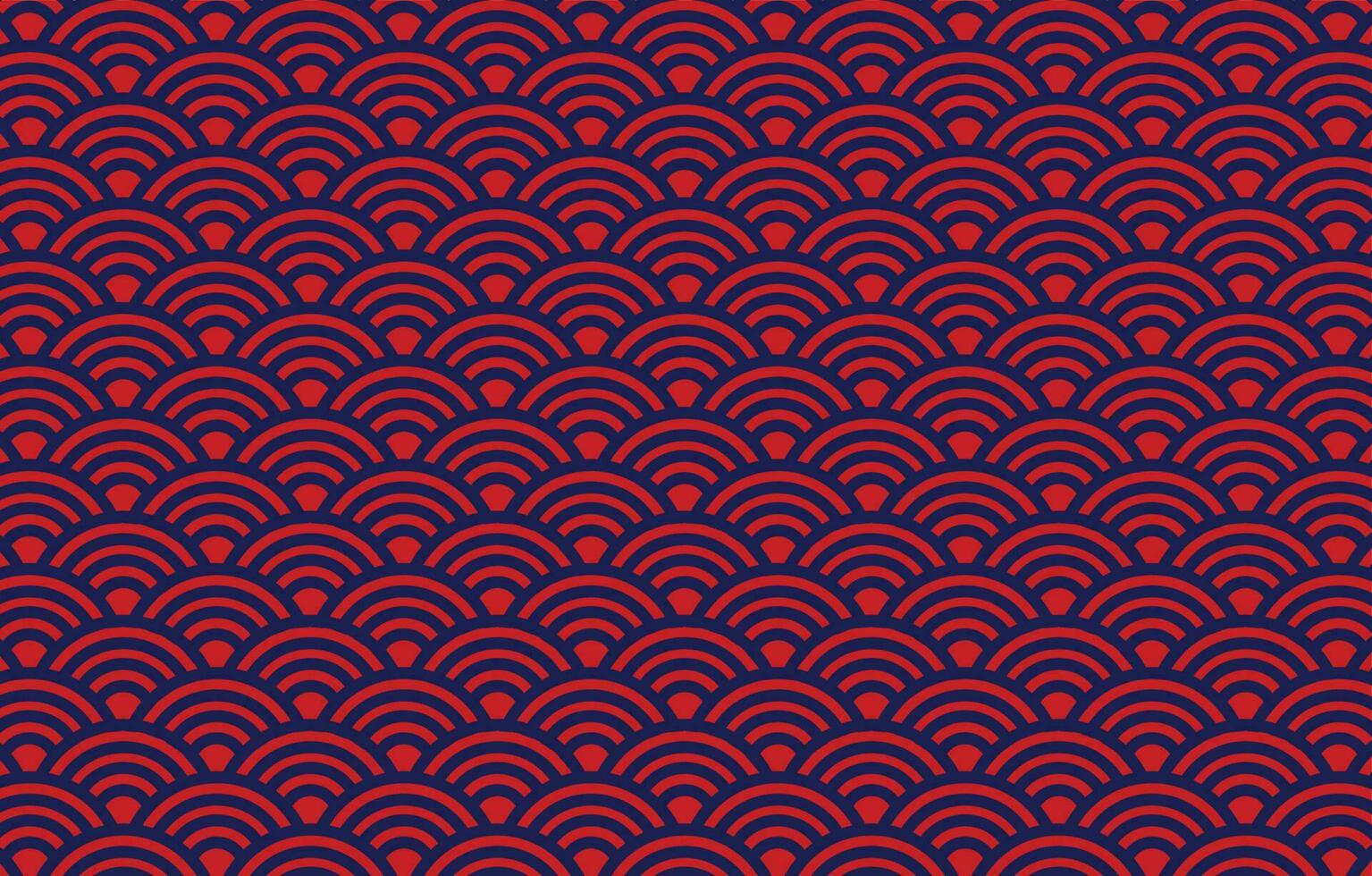 flat design vector japanese pattern style