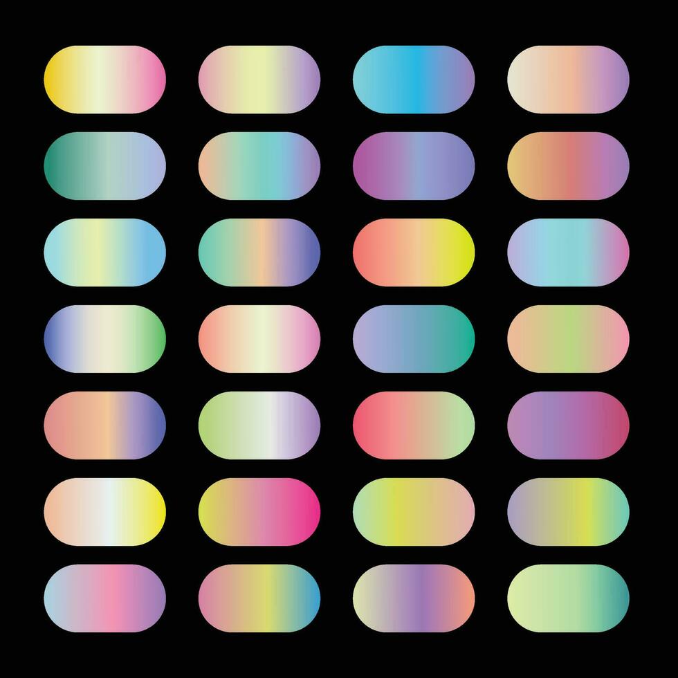 hologram gradient color design vector