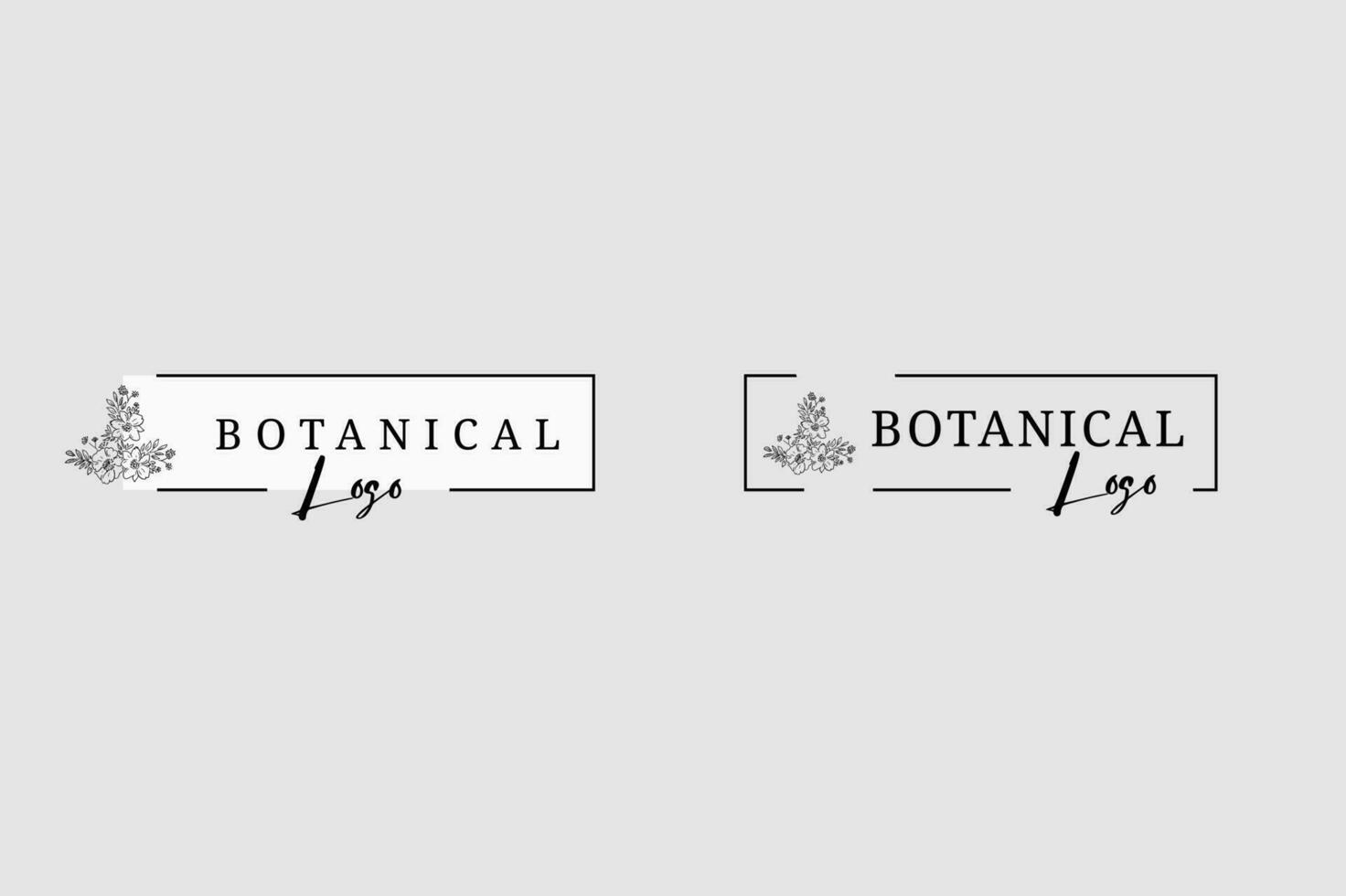 Minimalist Flower Logo Pack vector