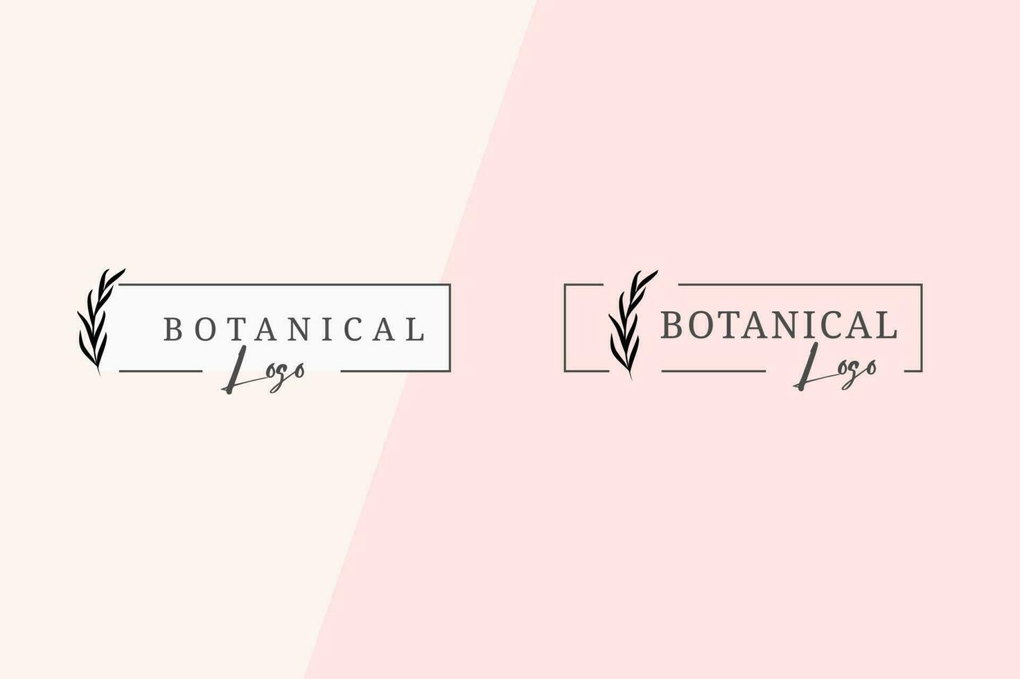 Line Art Minimalist Flower Logo Pack vector
