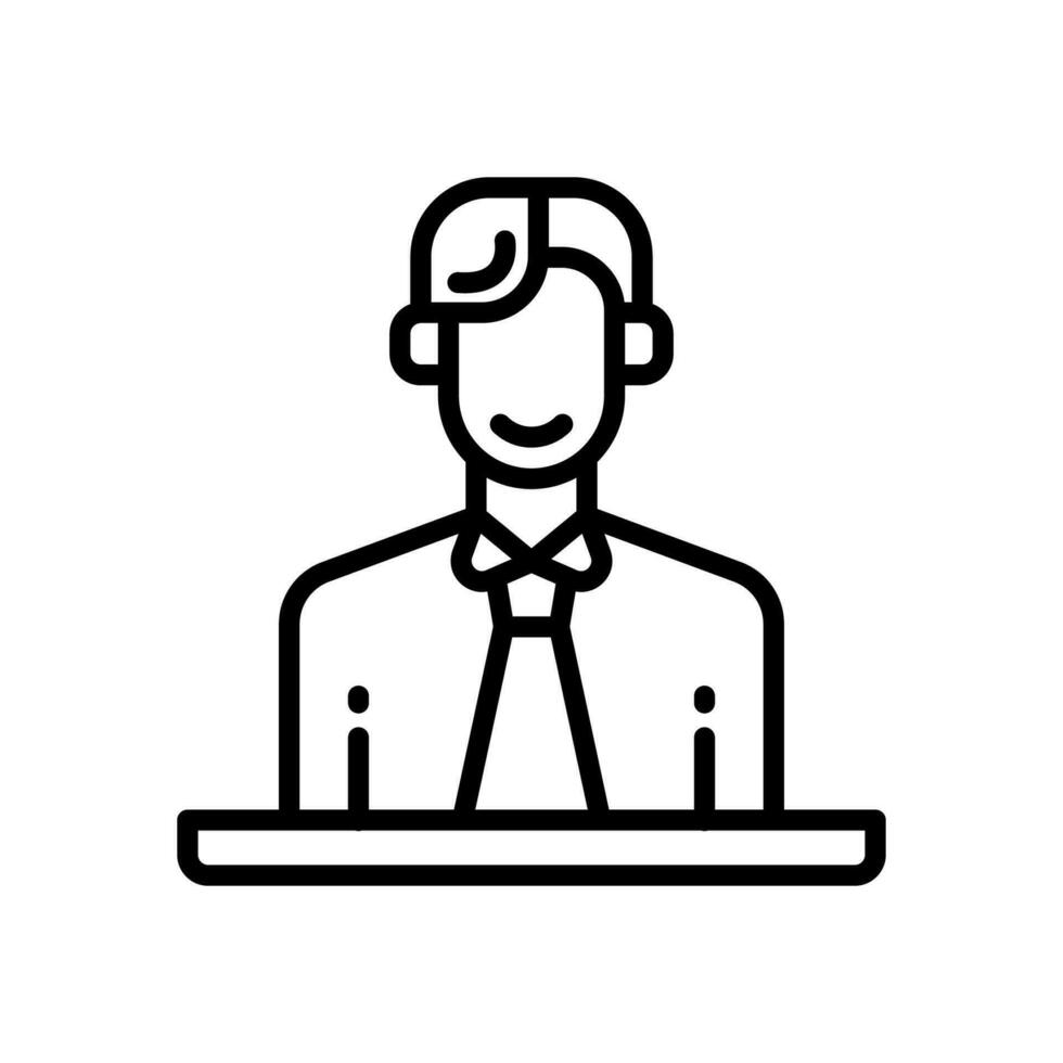 businessman icon for your website, mobile, presentation, and logo design. vector