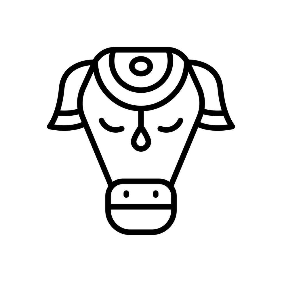 vaca icono para tu sitio web, móvil, presentación, y logo diseño. vector