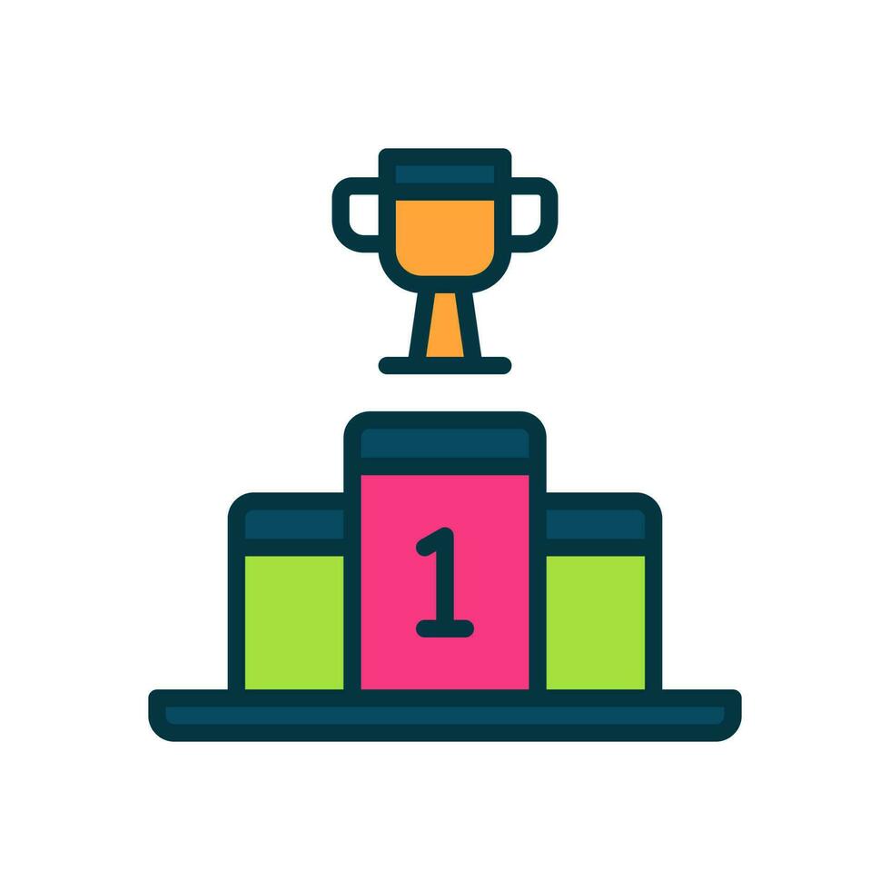 trophy icon for your website, mobile, presentation, and logo design. vector