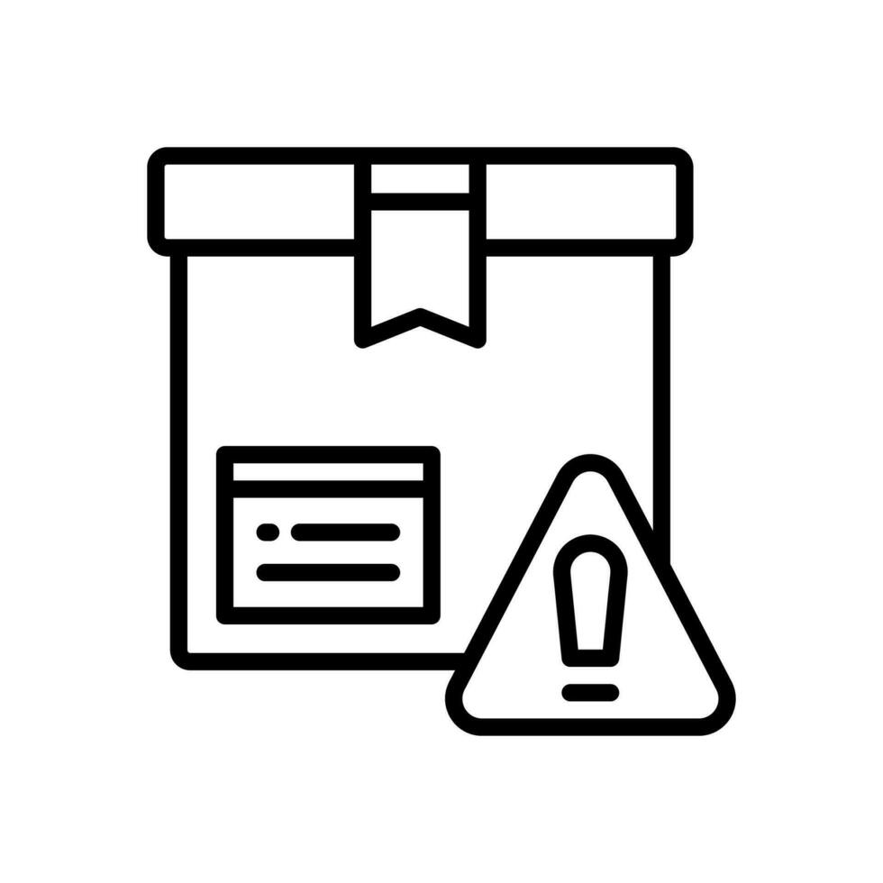 box report icon for your website, mobile, presentation, and logo design. vector