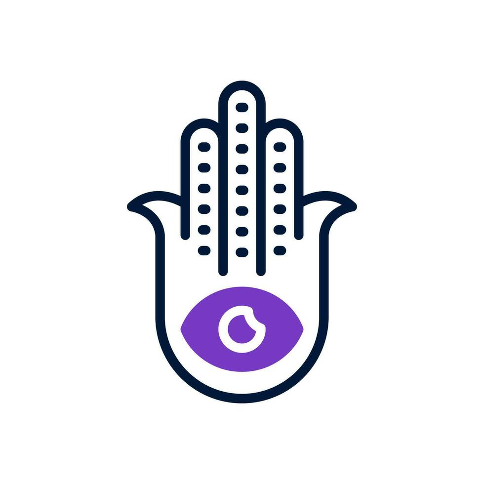 hamsa icono para tu sitio web, móvil, presentación, y logo diseño. vector