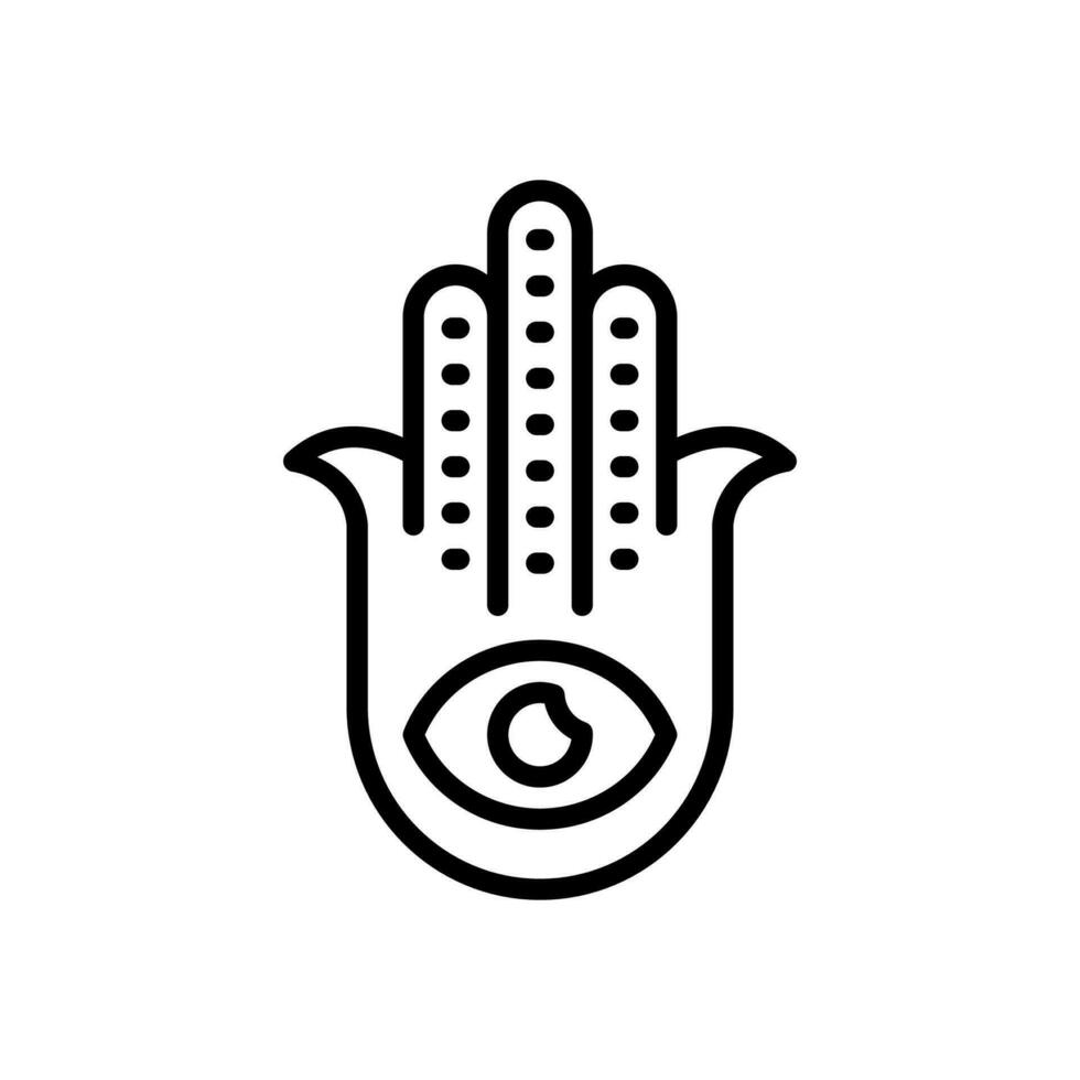 hamsa icono para tu sitio web, móvil, presentación, y logo diseño. vector