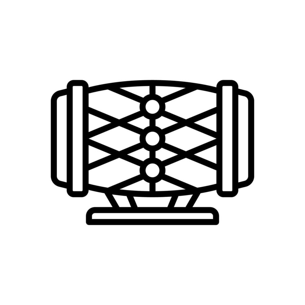 drum icon for your website, mobile, presentation, and logo design. vector