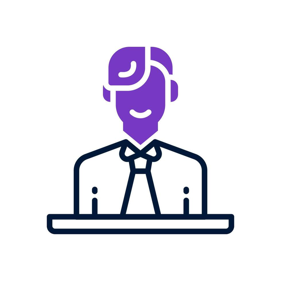businessman icon for your website, mobile, presentation, and logo design. vector