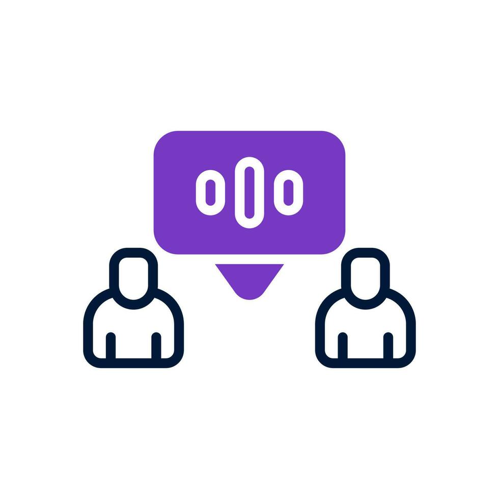 talking icon for your website, mobile, presentation, and logo design. vector