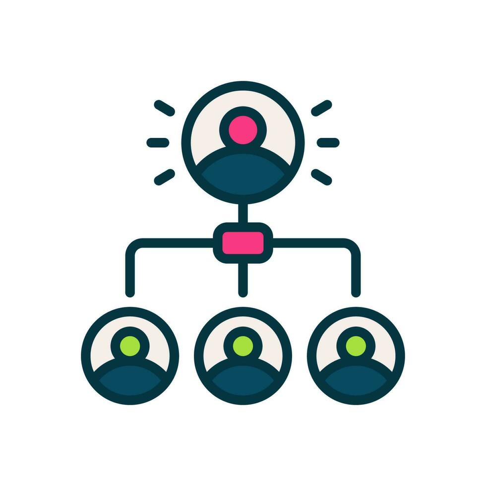management icon for your website, mobile, presentation, and logo design. vector