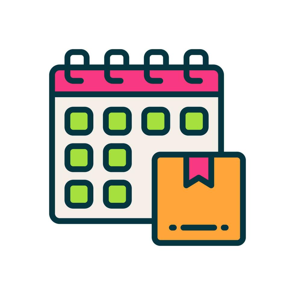 delivery schedule icon for your website, mobile, presentation, and logo design. vector