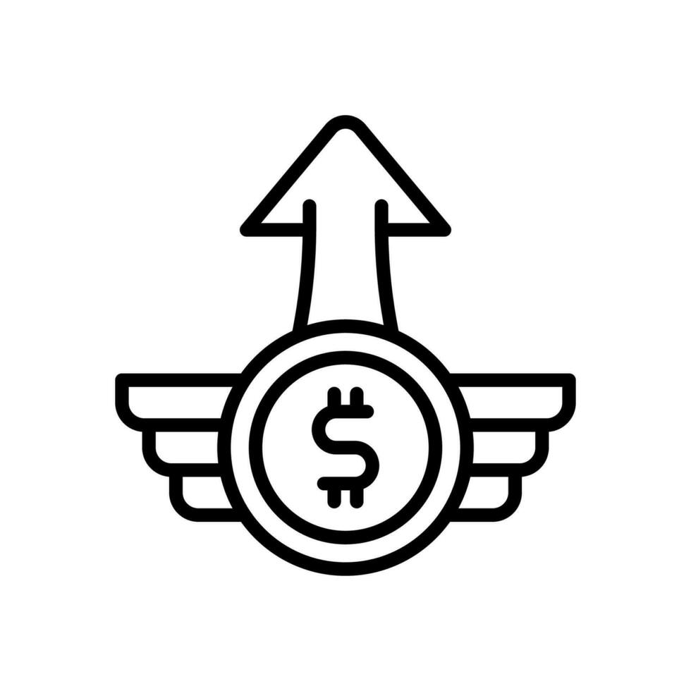 profit icon for your website, mobile, presentation, and logo design. vector