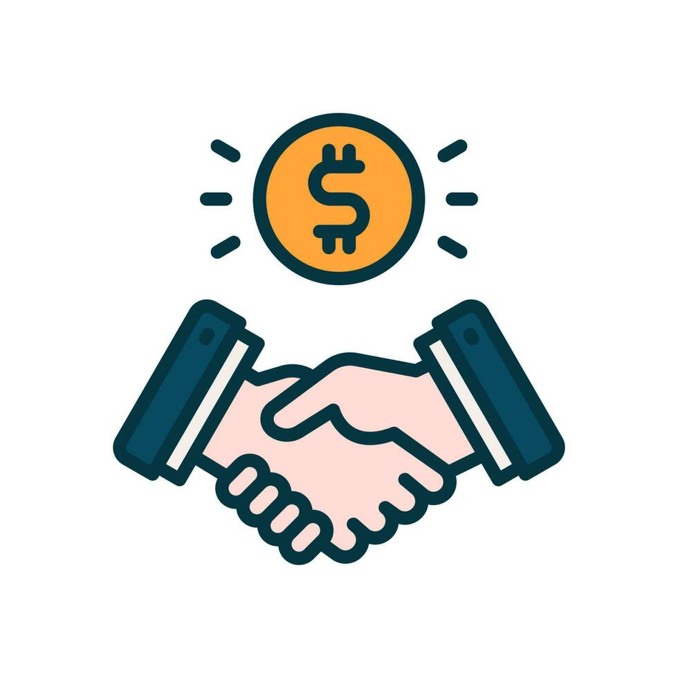 deal icon for your website, mobile, presentation, and logo design. vector