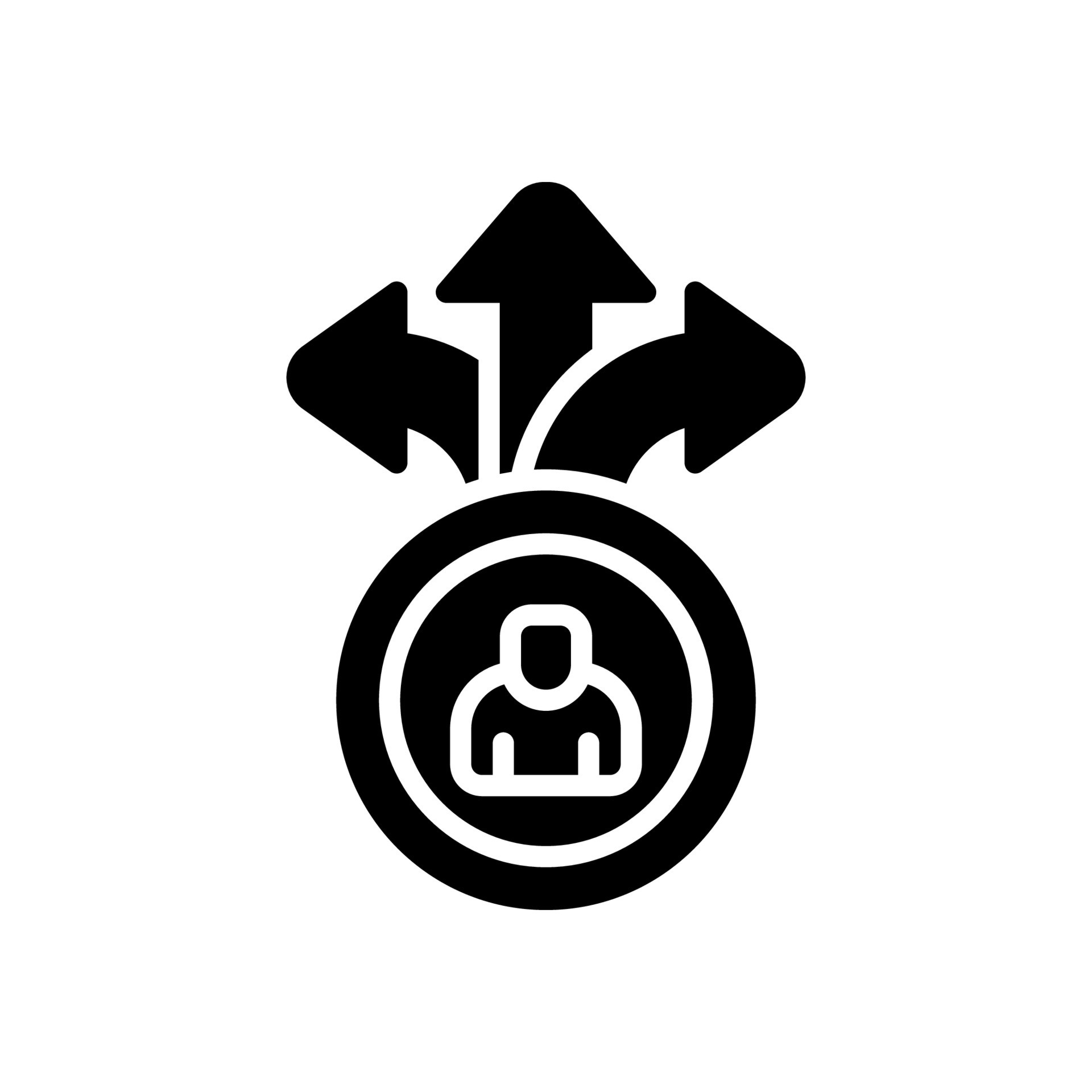 decision icon for your website, mobile, presentation, and logo design