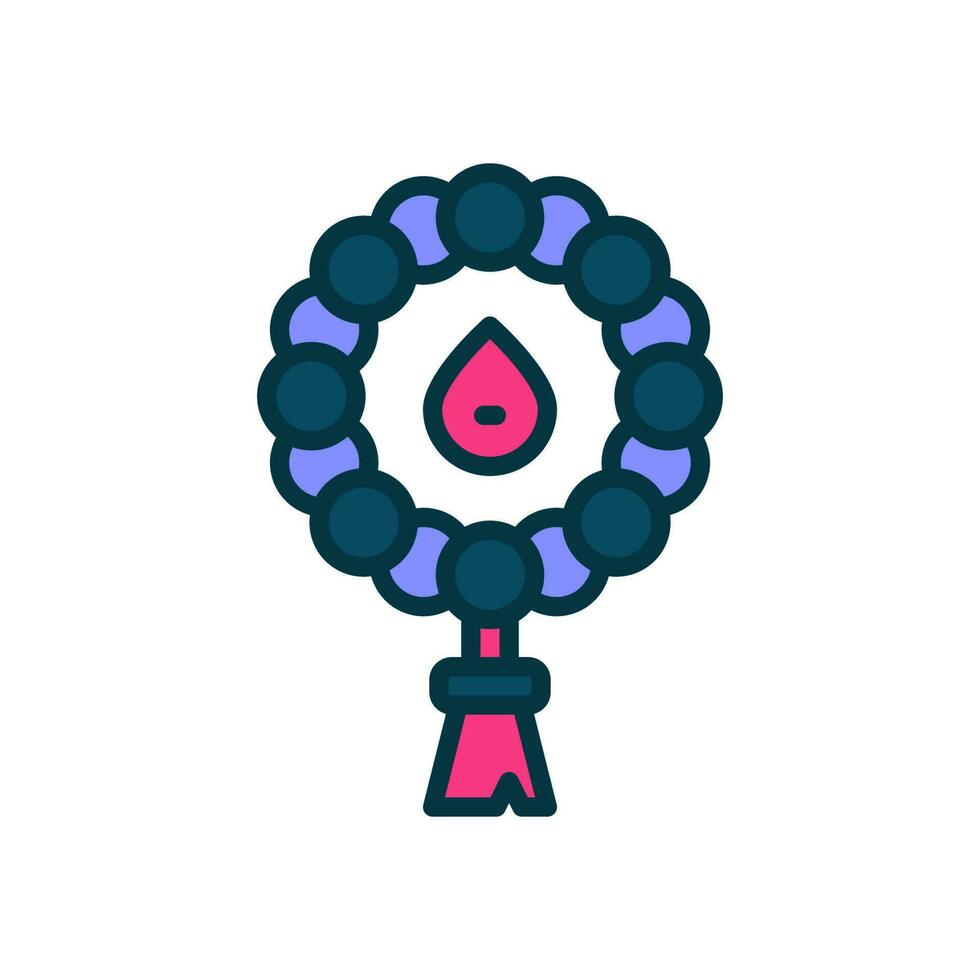 rosario icono para tu sitio web, móvil, presentación, y logo diseño. vector