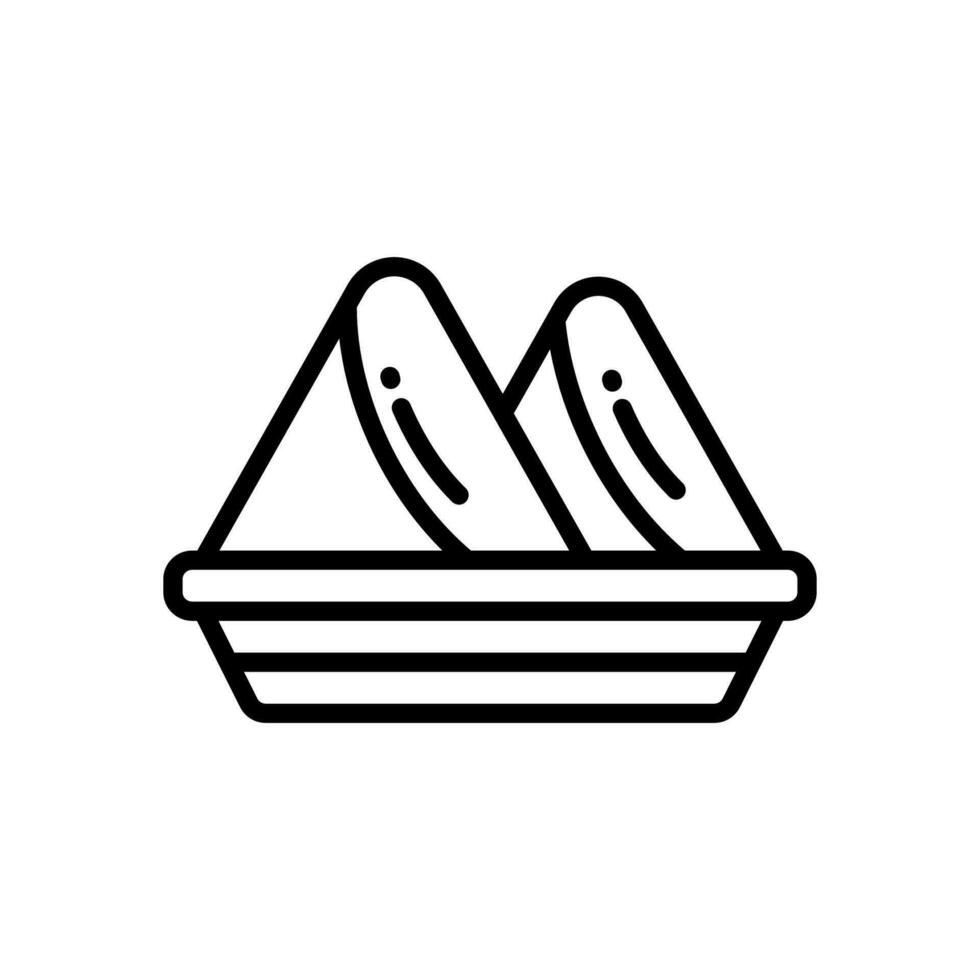 samosa icon for your website, mobile, presentation, and logo design. vector