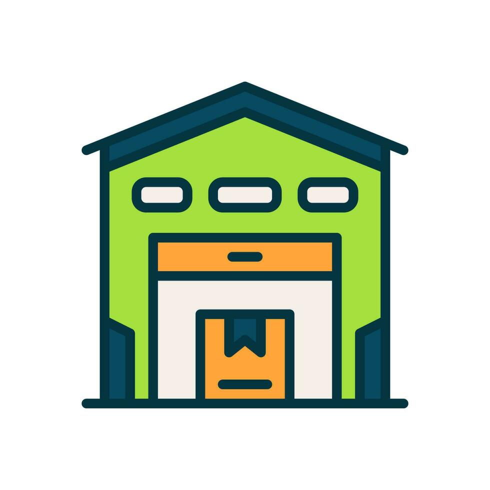 warehouse icon for your website, mobile, presentation, and logo design. vector