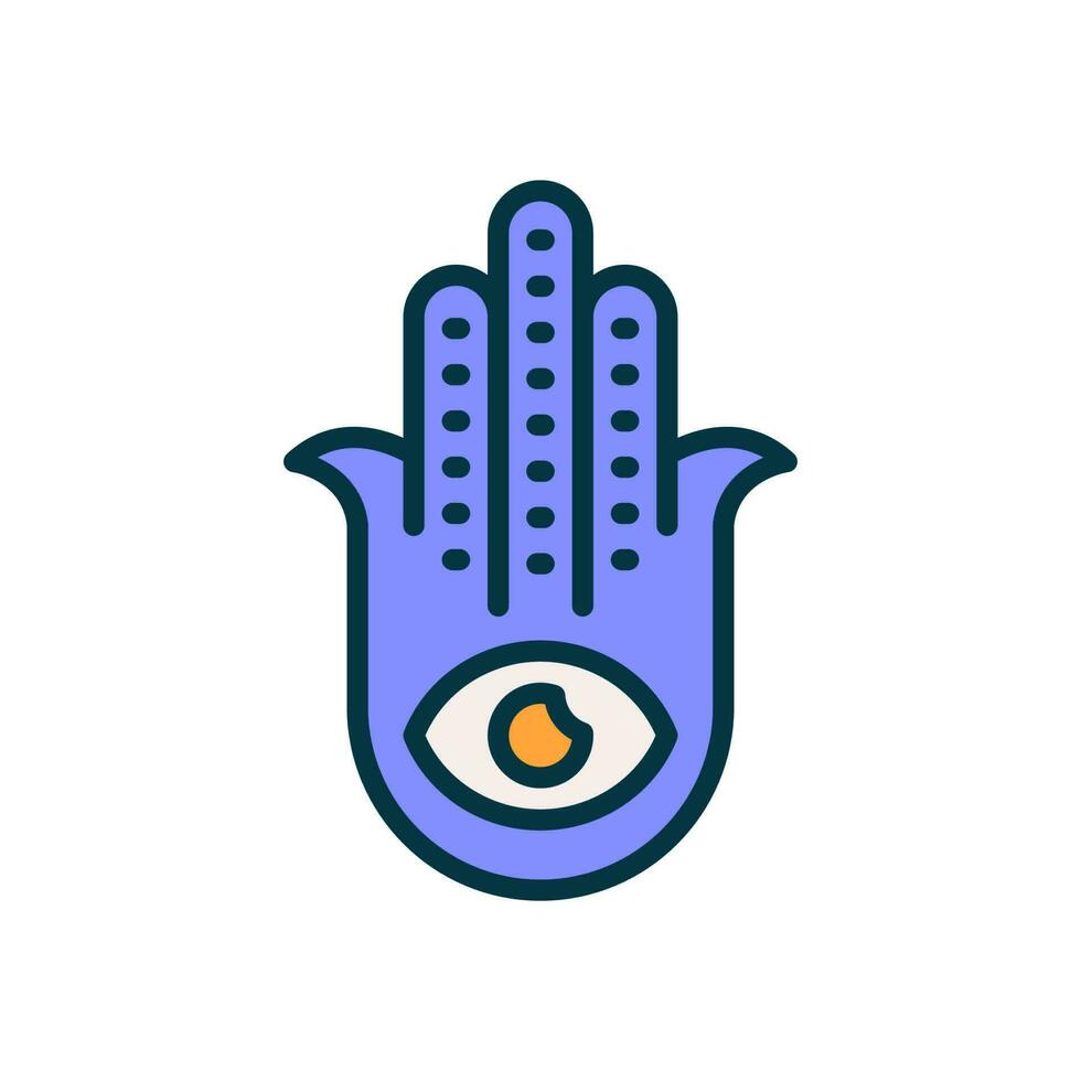 hamsa icono para tu sitio web, móvil, presentación, y logo diseño. vector