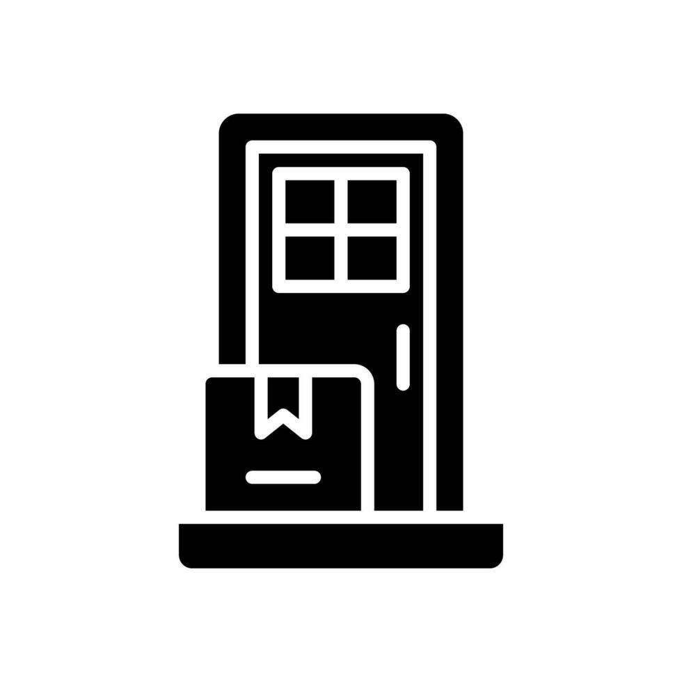 door delivery icon for your website, mobile, presentation, and logo design. vector