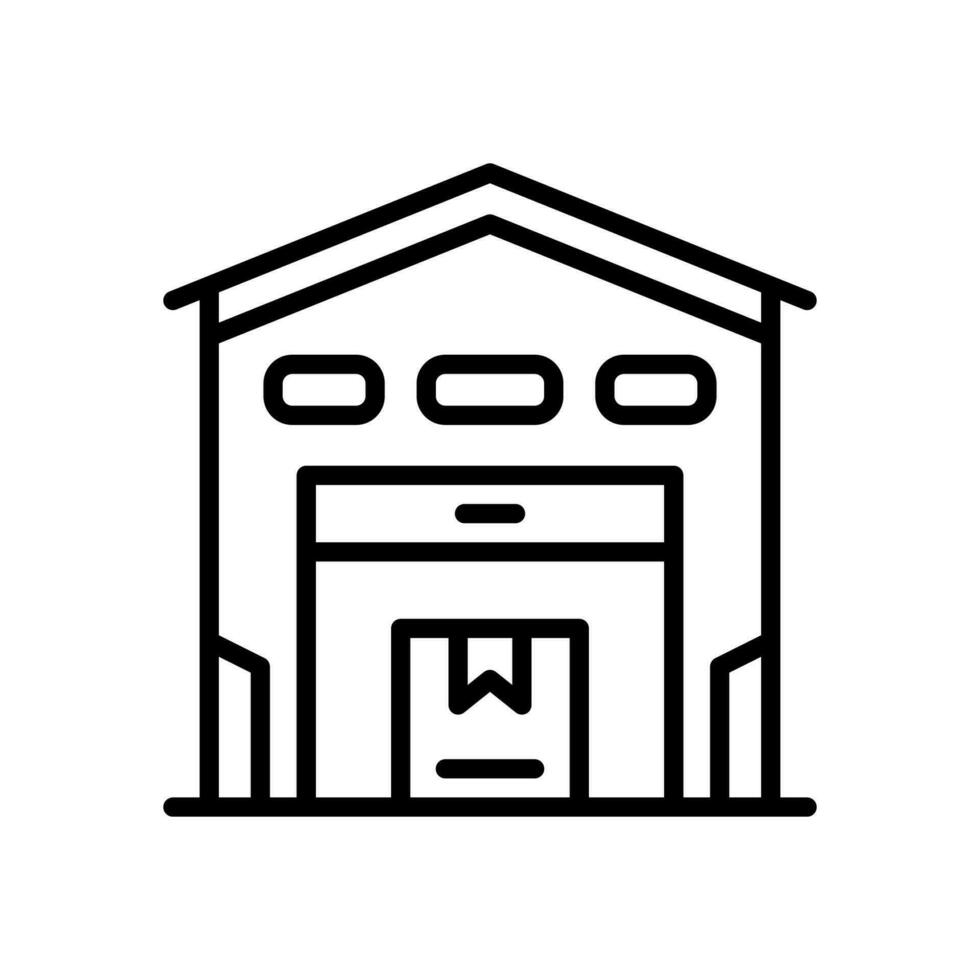 warehouse icon for your website, mobile, presentation, and logo design. vector