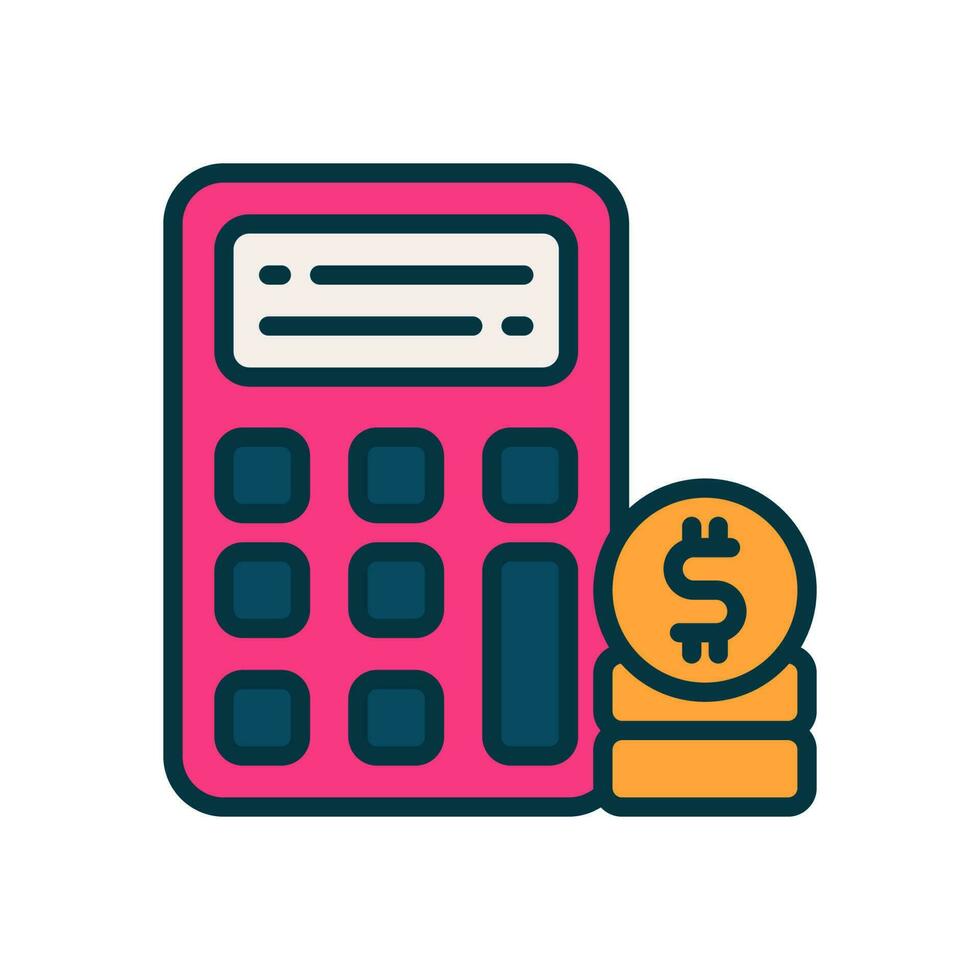 calculation icon for your website, mobile, presentation, and logo design. vector