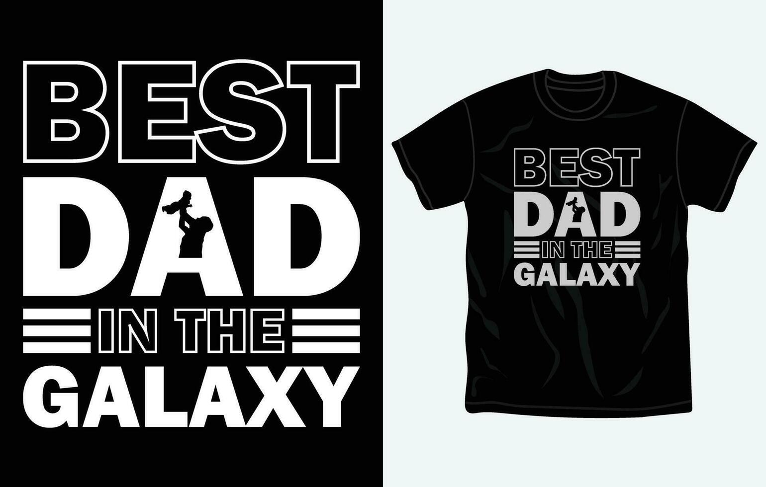 del padre día camiseta regalo, impresión Listo diseño, papá camisa, citas, vector gráfico, tipográfico póster o camiseta, completamente editable y imprimible vector modelo.