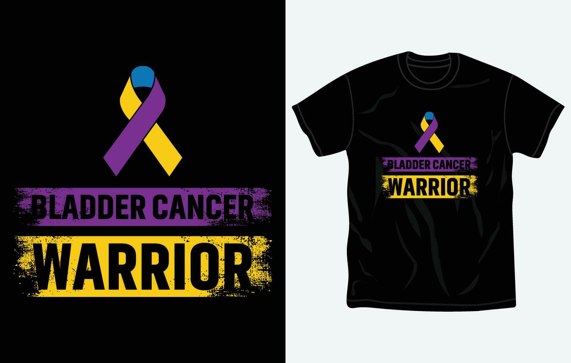 Bladder Cancer Awareness t-shirt design, quotes, Fight t-shirt