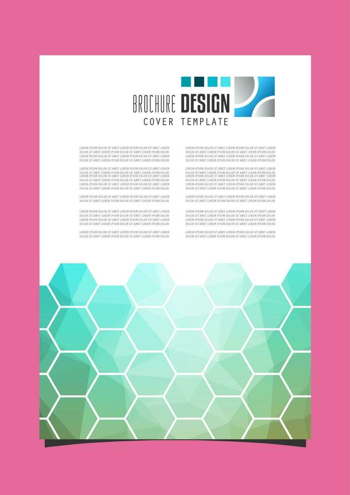 Annual report cover vector