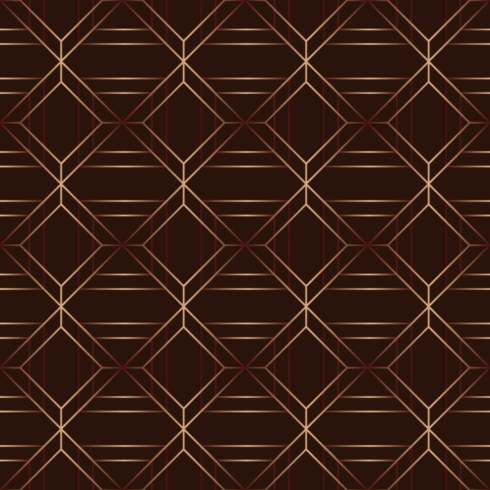 Art deco seamless pattern. Luxury geometric nouveau wallpaper, elegant classic retro ornament. Vector abstract