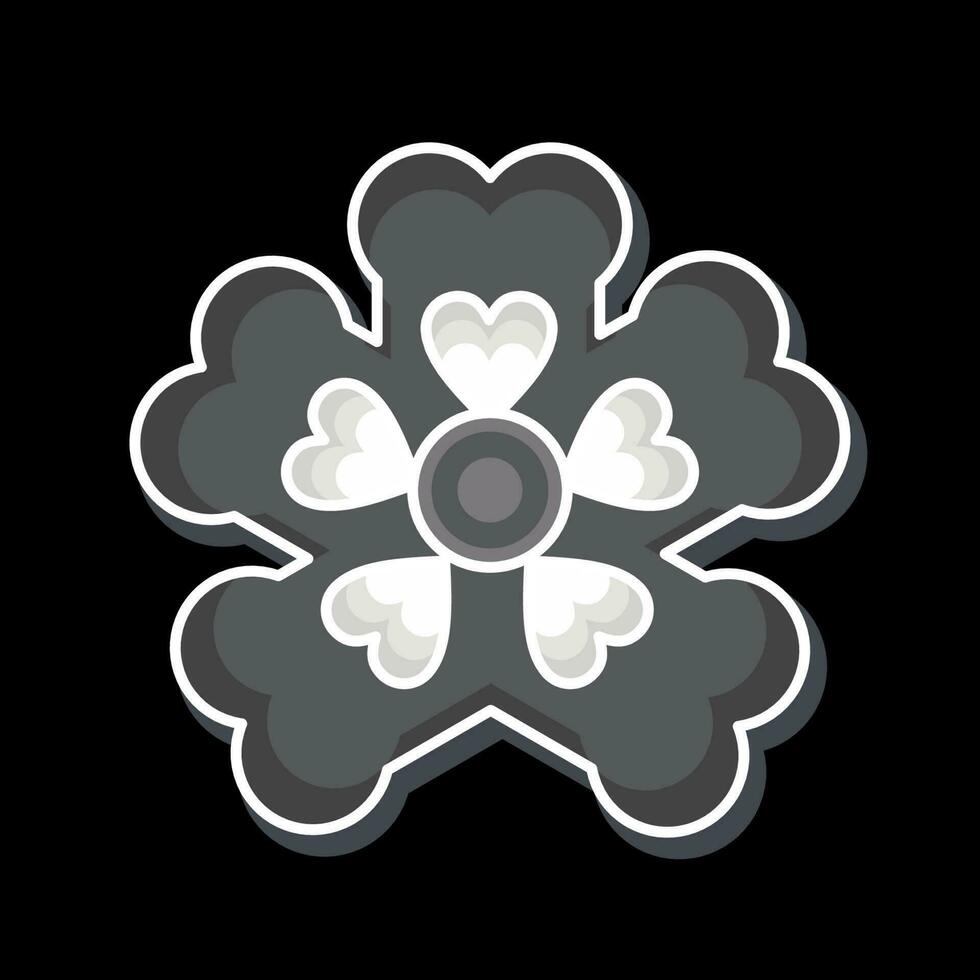 Icon Primrose. related to Flowers symbol. glossy style. simple design editable. simple illustration vector