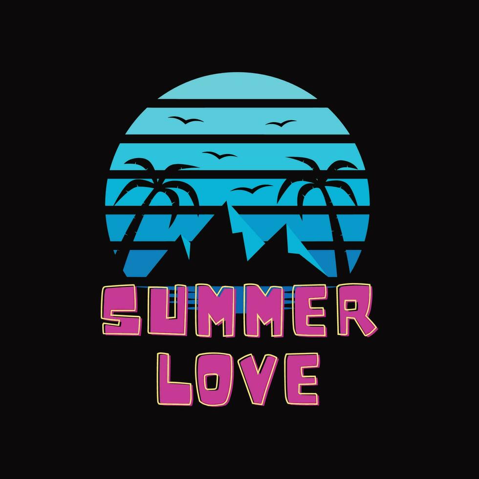 Summer love, Happy summer vector