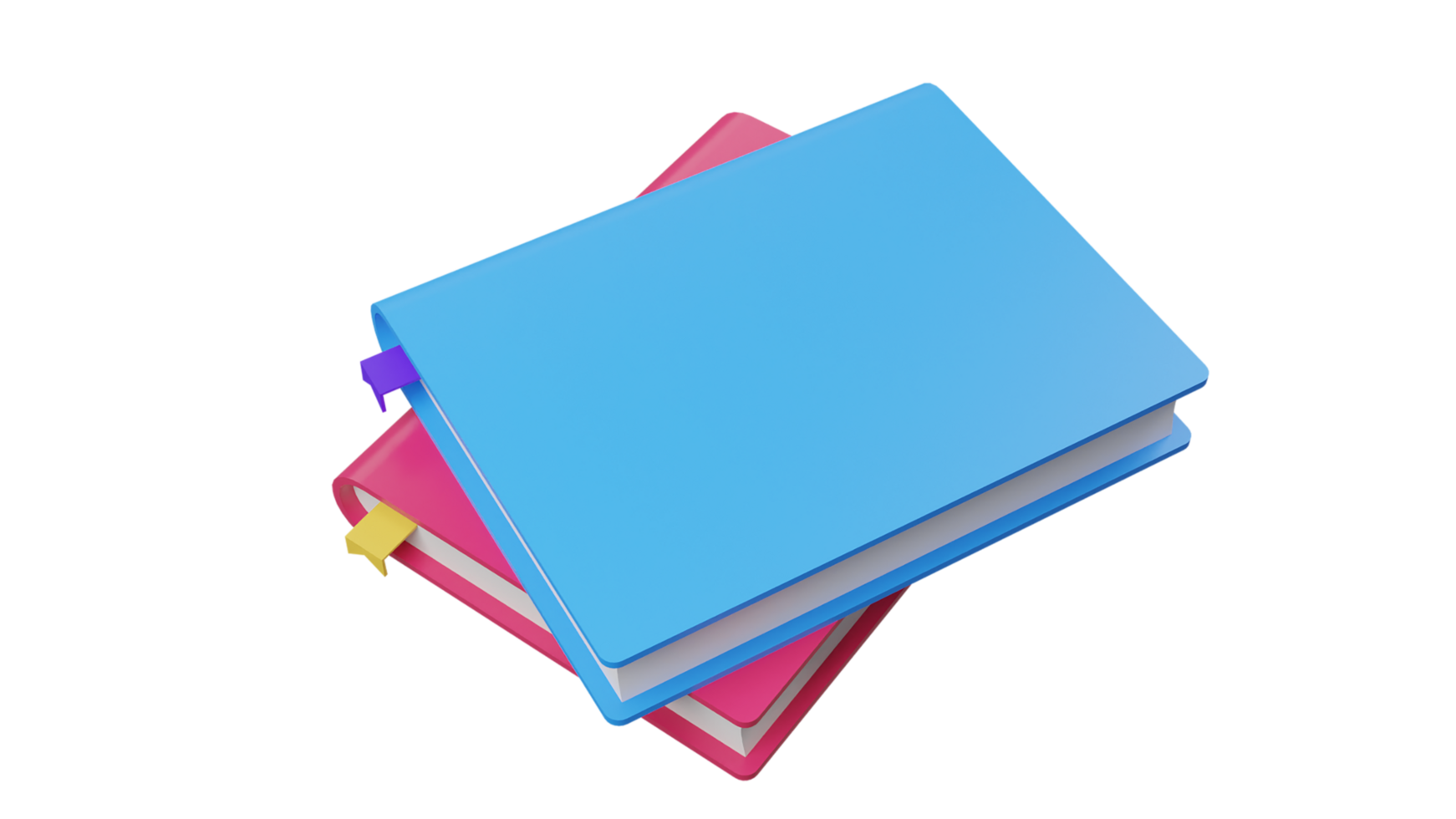3d Books icon for web design isolated, Education and online class concept. 3d illustration png