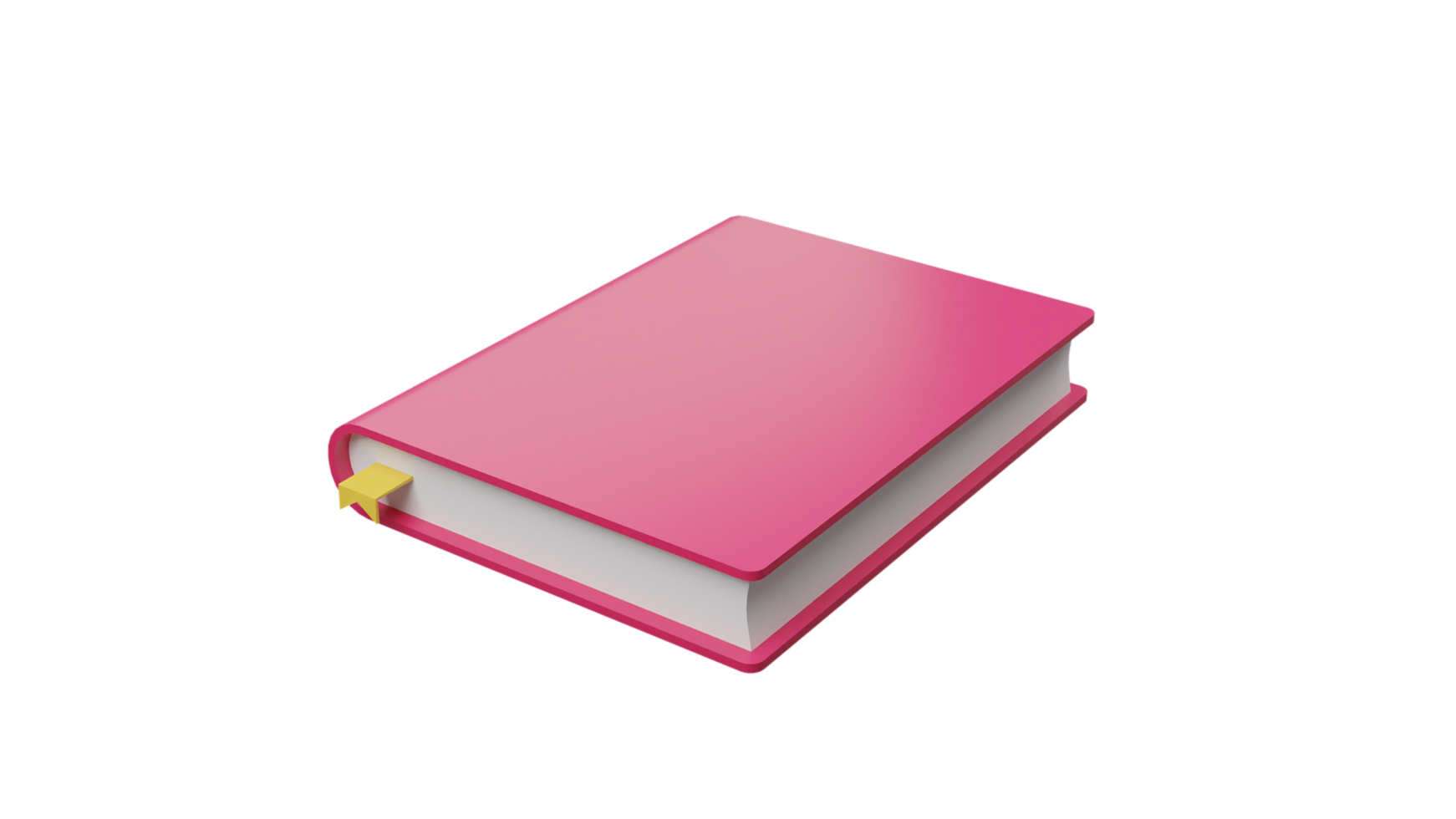 3d Books icon for web design isolated, Education and online class concept. 3d illustration png