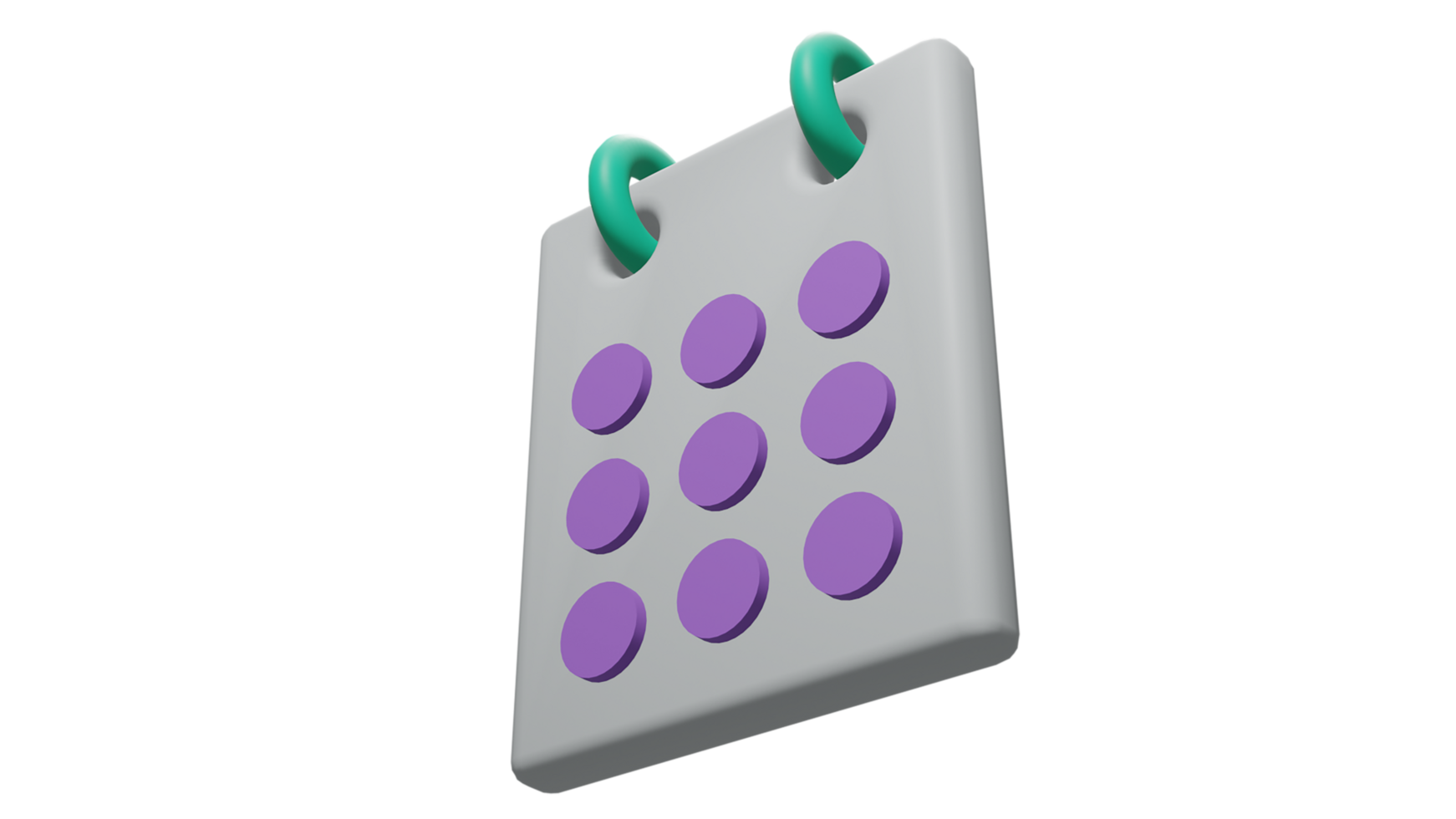 Calendar assignment icon. Planning concept. 3d illustration. png