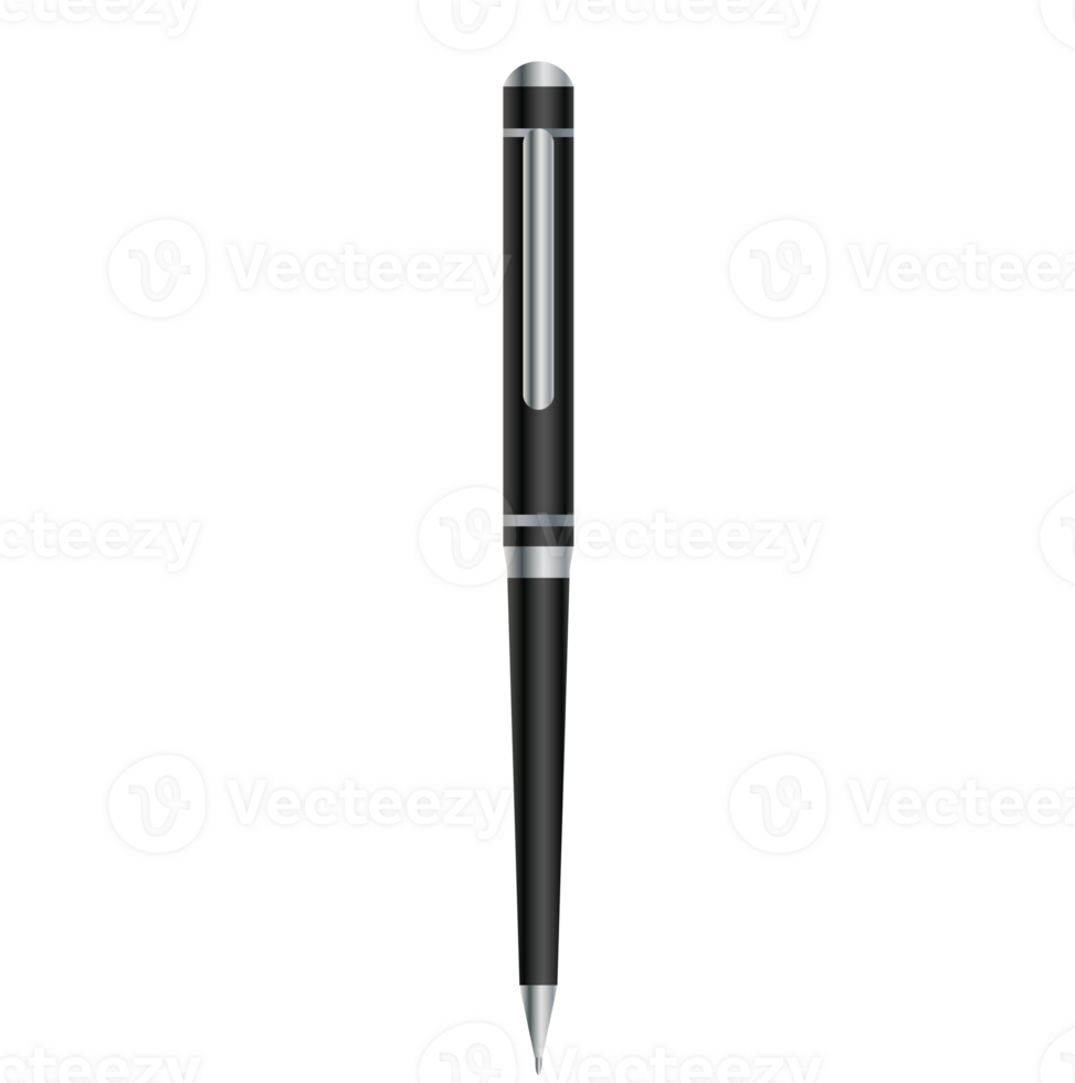silver ballpoint pen illustration 24124863 PNG