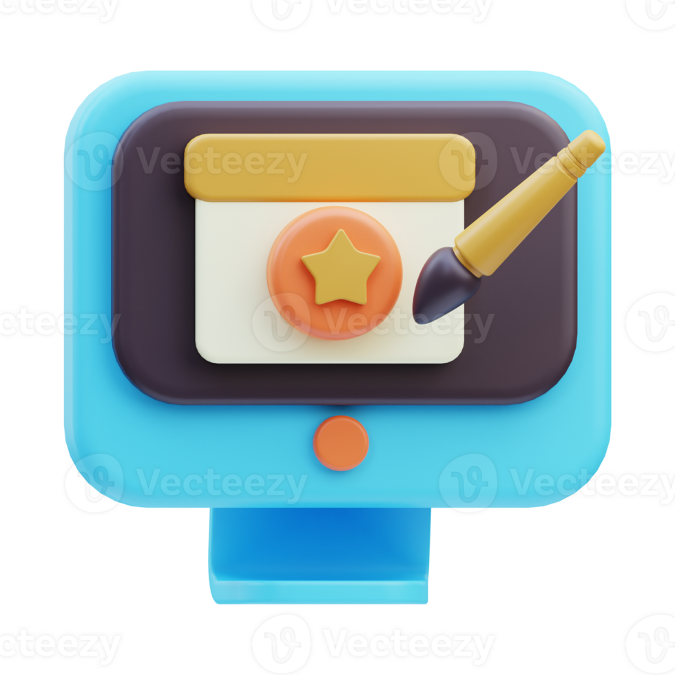Branding logo marketing 3D Illustration png