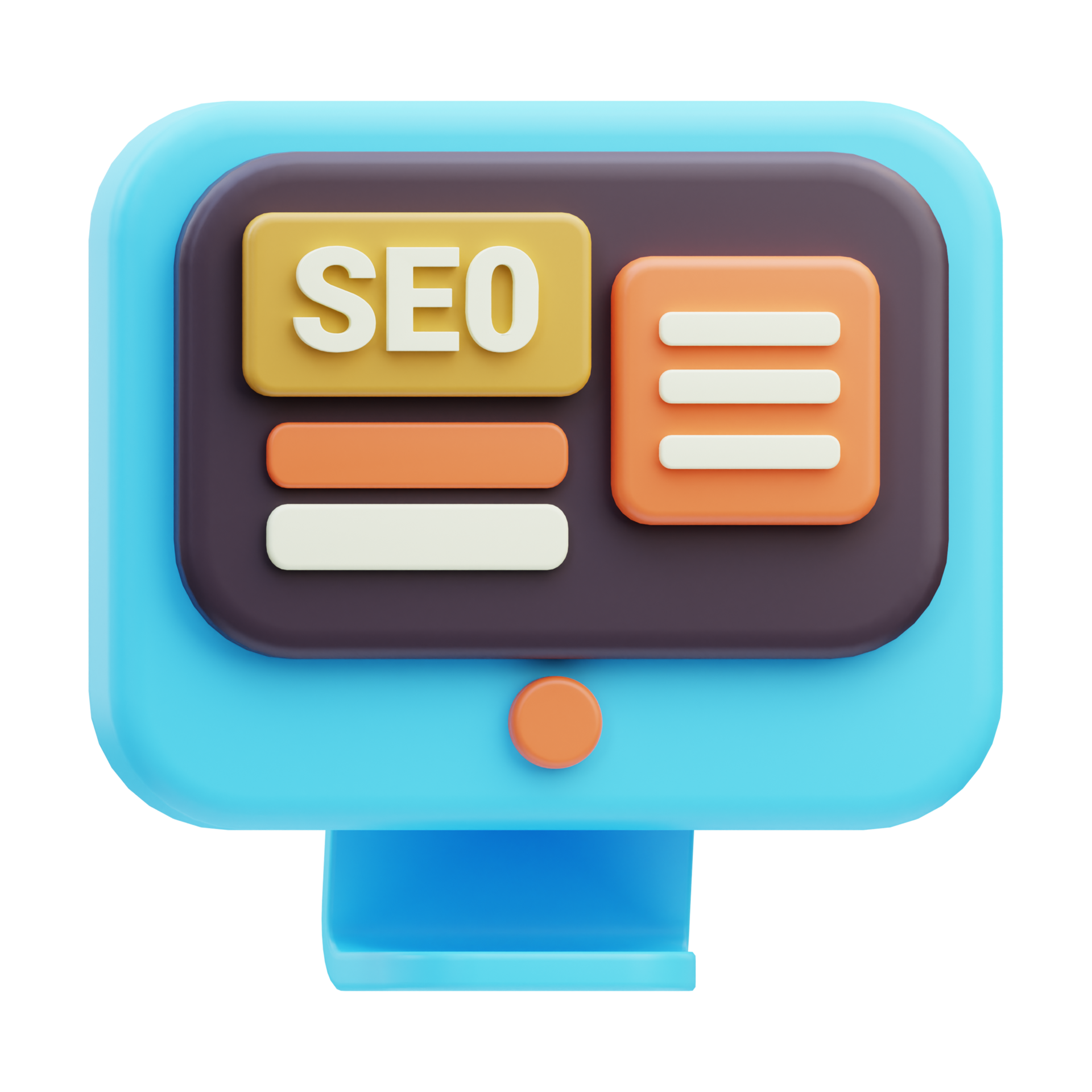 Search engine optimization marketing 3d illustration 24124914 png