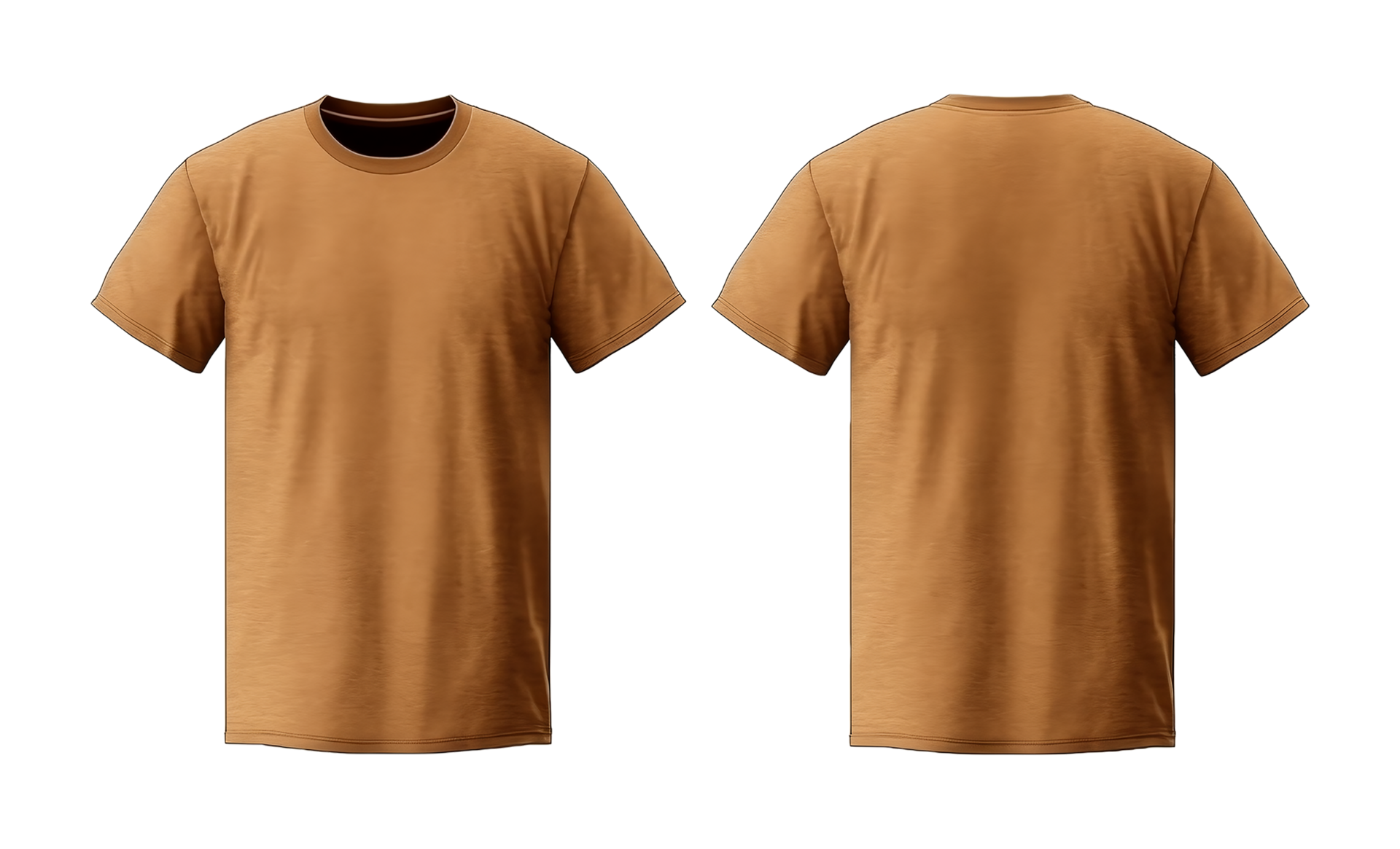 Brown T Shirt Mockup
