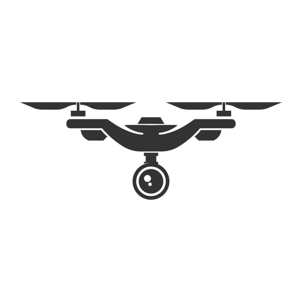 Drone logo icon design vector