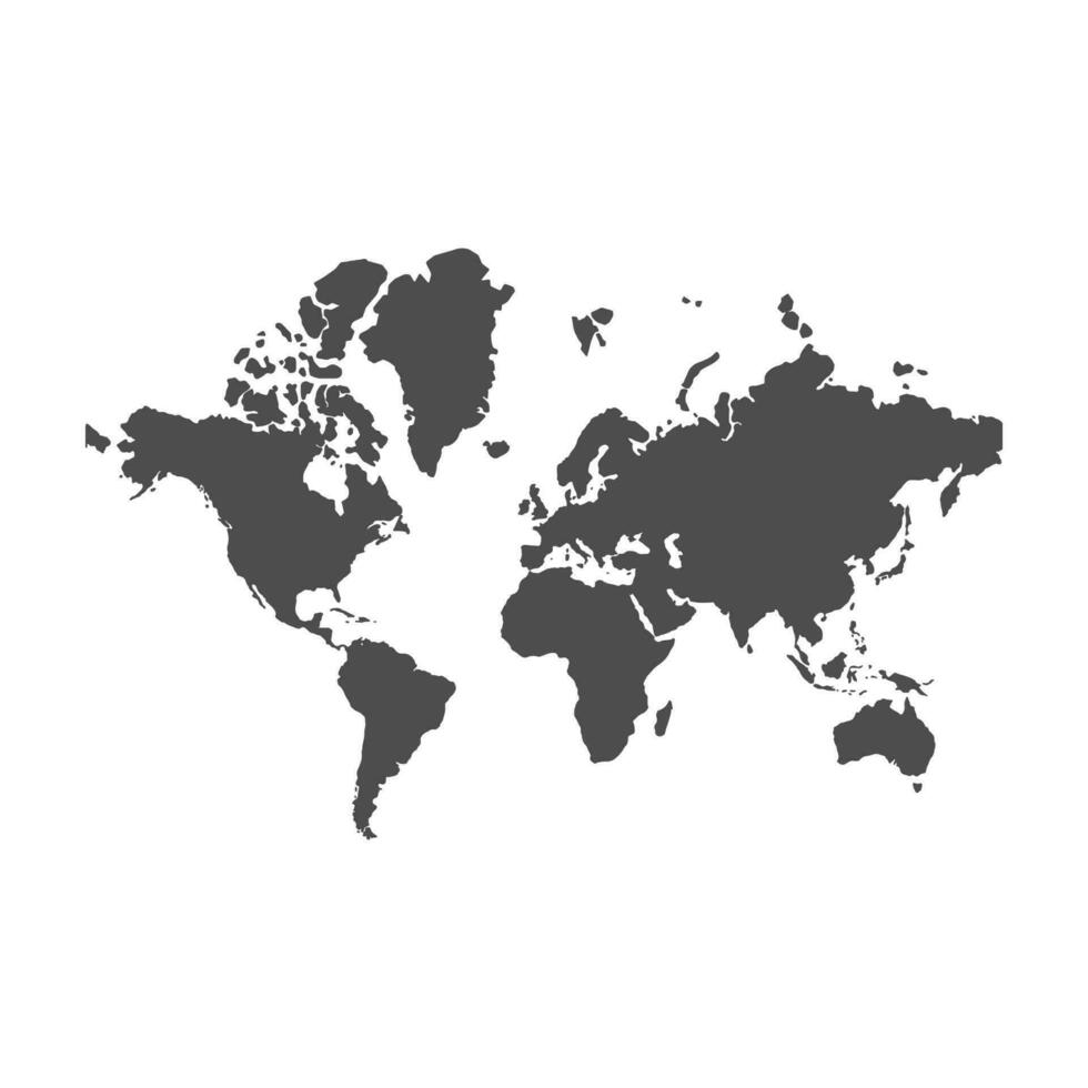mapa mundo icono diseño vector