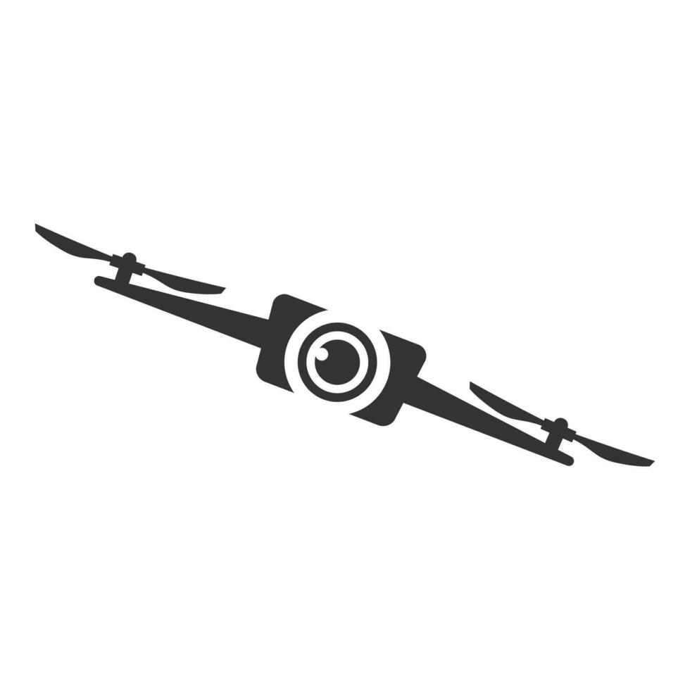 Drone logo icon design vector