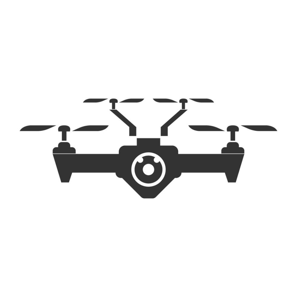 Drone logo icon design vector