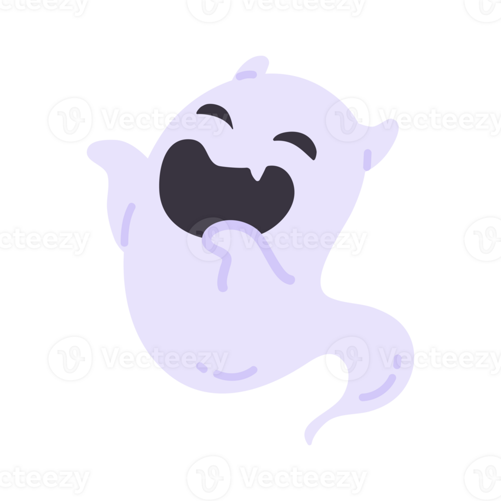 Halloween white ghost on a transparent background. Ghost with abstract  shapes. Halloween white ghost party element PNG. Scary ghost image with a scary  face. 11016941 PNG