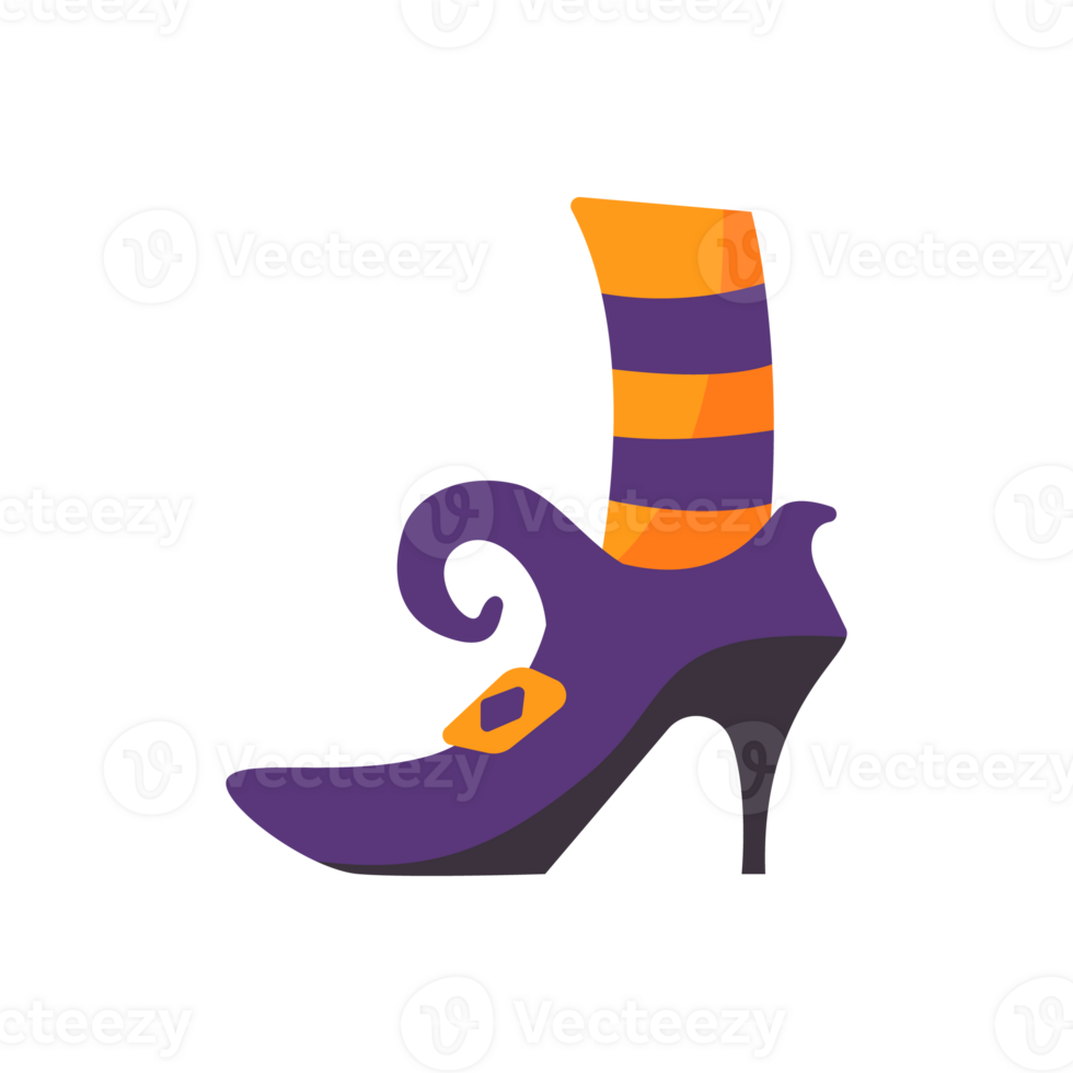 Witch shoes. magic shoes Little wizard's costume at a Halloween party png