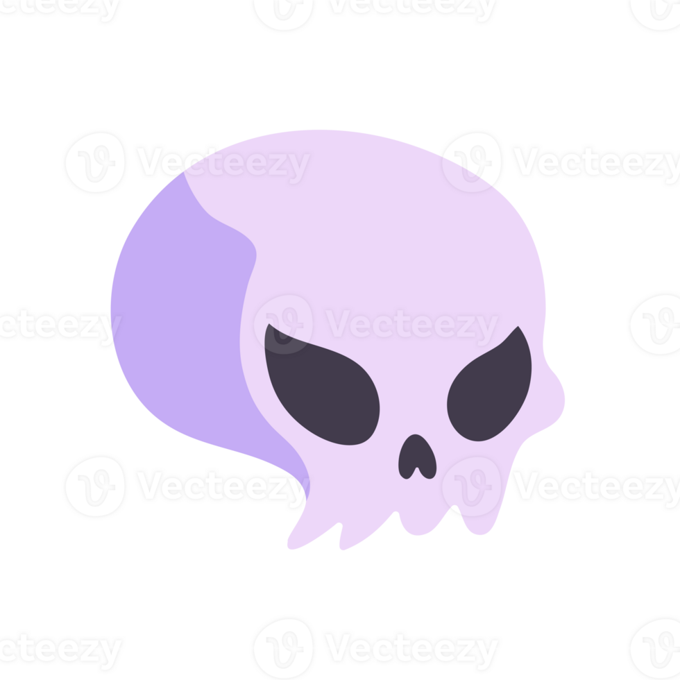 dead man skull cartoon halloween night horror png