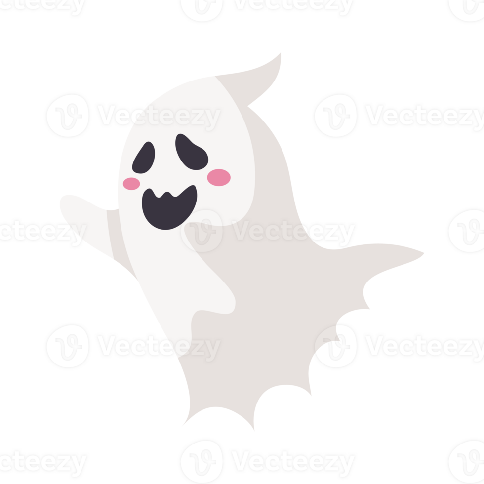 halloween ghost floating character icon 4161049 Vector Art at Vecteezy