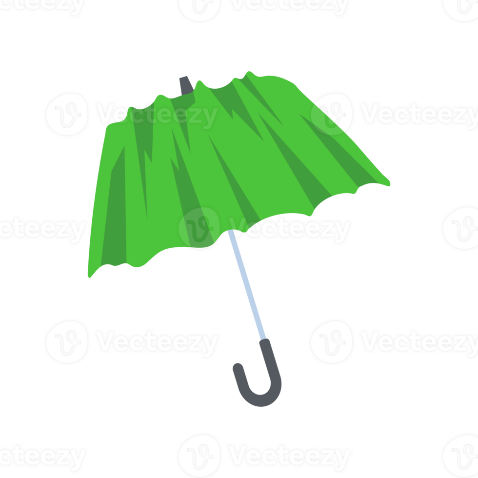 Colorful umbrella icon for rain protection open sun umbrella simple style png